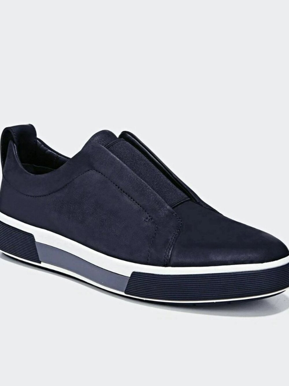 Vince Ranger Men's Navy Coastal Suede Slip-On Sneaker Size 9 (MSRP $250)